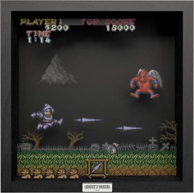 Pixel Frame - Ghost N' Goblins - The Red Arremer (23cm x 23cm)