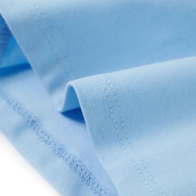 Kindershirt met ruches aan de mouwen 92 lichtblauw Kindershirt met ruches aan de mouwen 92 lichtblauw