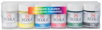 Bruynzeel Ecola plakkaatverf set primaire kleuren, 6x16ml - thumbnail