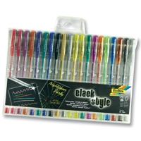 Set van 20 gelpennen, metallic en glitter SUPER SELECTIE FOLIA meerkleurig - thumbnail