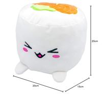 Plushi Plush Figure Uramaki Sushi with Salmon 20 cm - thumbnail