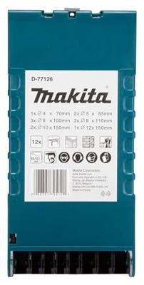 Makita Accessoires Steenborenset 12-delig - D-77126 - D-77126