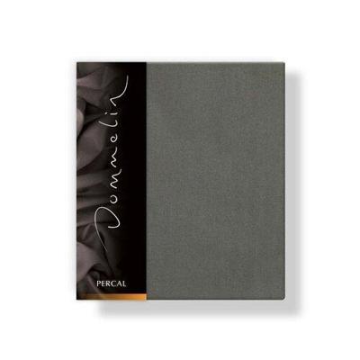 Dommelin Dommelin Kussensloop Uni Percal 200TC 554 Leisteengrijs 60x70