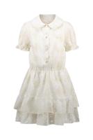 Le Chic Zomer jurk meisjes wit - voile embroidery - Swanka - thumbnail