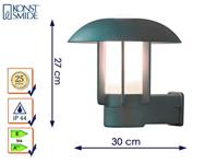 Konstsmide Heimdal 401-312 Buitenlamp (wand) Spaarlamp, LED E27 60 W Zilver - thumbnail