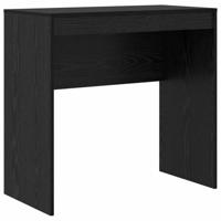 Bureau Zwart eiken 80 x 40 x 76 cm Bewerkt hout - thumbnail
