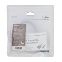 LogiLink UA0231 USB / VGA Adapter [1x USB 3.2 Gen 1 stekker A (USB 3.0) - 1x VGA-bus] Zwart 10.00 cm - thumbnail