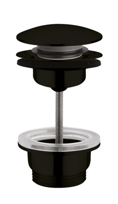 Afvoerplug Plieger Roma 2in1-Systeem 5/4'' Aansluiting Mat Zwart Afvoerplug Plieger Roma 2in1-Systeem 5/4'' Aansluiting Mat Zwart