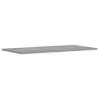 Wandschappen 4 st 80x40x1,5 cm bewerkt hout grijs sonoma eiken - thumbnail