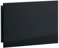 Sunshower Ventilatierooster Rechthoek 11x5 cm Zwart Glas (2 stuks) - thumbnail