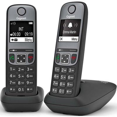 Gigaset A705A Duo Telefoons Zwart Gigaset A705A Duo Telefoons Zwart