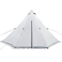 Tipitent 6-persoons waterdicht verduisterende stof wit - thumbnail
