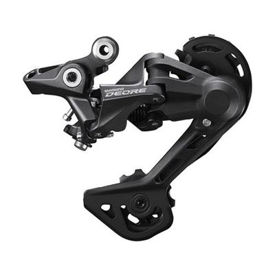 Achterderailleur 2 x 10/11-speed Shimano Deore M4120 SGS - directe montage - zwart