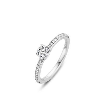 Ti Sento-Milano 12109ZI Ring zilver met zirconia Ti Sento-Milano 12109ZI Ring zilver met zirconia