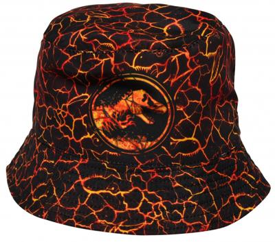 Jurassic World hoedje jongens textiel zwart/oranje maat 54 Jurassic World hoedje jongens textiel zwart/oranje maat 54