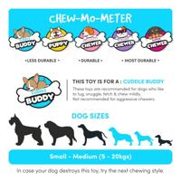 Fofos konijn met flosbenen pluche - thumbnail