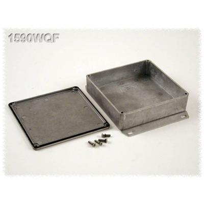 Hammond Electronics 1590WQF Universele behuizing 120 x 120 x 34 Aluminium Natuur 1 stuk(s)