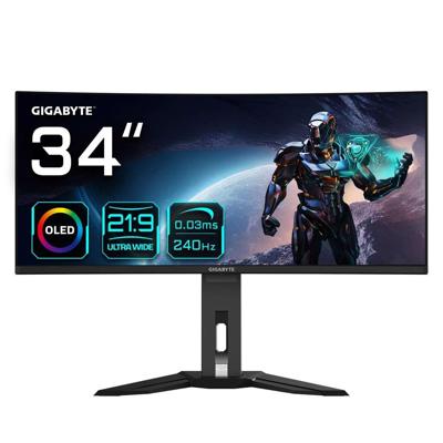 Gigabyte MO34WQC2 34 Wide Quad HD 240Hz OLED Gaming monitor