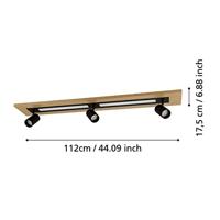 Stars of Light PlafondlampTorrestralle met 3 spots - 39749 - thumbnail