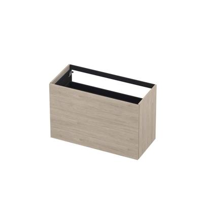 INK - Onderkast 2 Laden Push To Bestaande Uit: - 1000x450x650 Mm - Ivoor Eiken