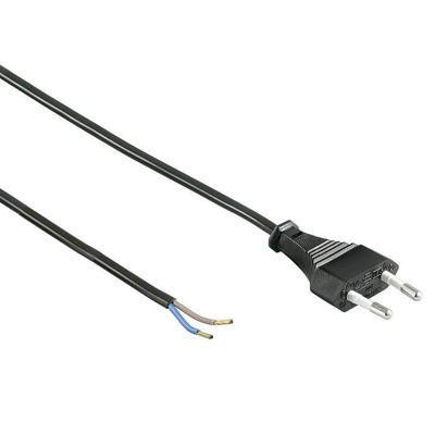 Netsnoer - Europlug (Type F Schuko) - 5 meter - 0.75 mm² - 220-240 Volt - Zwart - Voor binnen