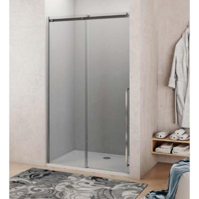 Nisdeur Lacus La Maddalena 160x210 cm Schuifdeur 8mm Helder Glas RVS Nisdeur Lacus La Maddalena 160x210 cm Schuifdeur 8mm Helder Glas RVS