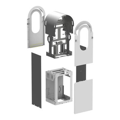 Schneider Electric EVA1RFKS2 eMobility zuil voor 2 Wallboxen