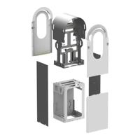 Schneider Electric EVA1RFKS2 eMobility zuil voor 2 Wallboxen - thumbnail