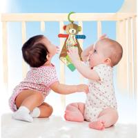 Clementoni baby pluchen rammelaar beer - thumbnail