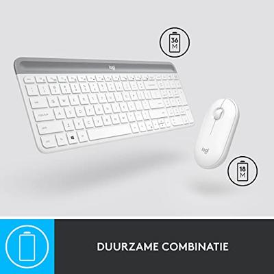 Logitech MK470 Slim Wireless Keyboard and Mouse Combo desktopset - thumbnail