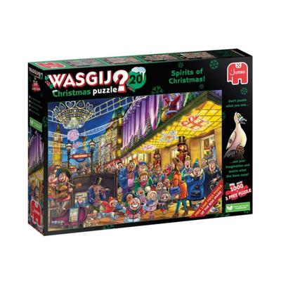 Jumbo Puzzel Wasgij Kerstmis 20 Spirits of Christmas 2x1000 Stukjes