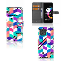 Motorola Edge 20 Lite | Book Case | Blokken Kleurrijk - thumbnail