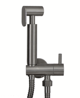 Wiesbaden RVS-304 bidet-handdoucheset rond - thumbnail