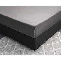 Primaviera Deluxe - Hoeslaken Katoen-Satijn - Grijs - 180 x 220 - thumbnail