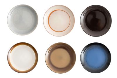 Svenska Living Ontbijtbord 'earth' ø20cm doos a 6 stuks