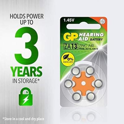 GP gehoor batterij ZA13 blister(6) - 3221912