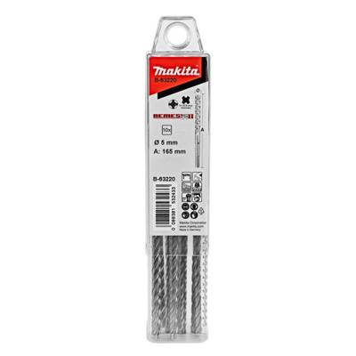 Makita Accessoires P4S:Sds-Plus Boor 5X165Mm 10St - B-63220
