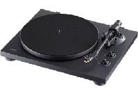 Teac TN-280BT-B Hifi platenspeler met Bluetooth-zender voor luidsprekers en hoofdtelefoon, (gegoten aluminium, riemaandrijving, MM phono-voorversterker, MDF-behuizing, zwart - thumbnail