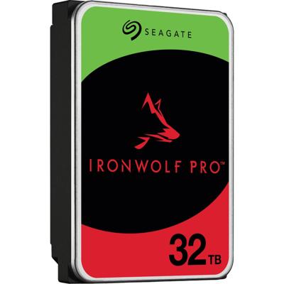 Seagate ironwolf pro 32 tb harde schijf (sata 6 gb/s, 3,5")