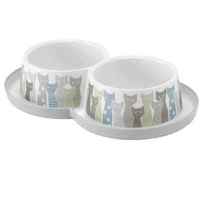 Moderna Kattenvoerbak - Dubbel - Maasai