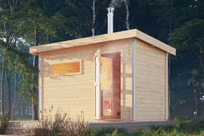 Karibu | Skrollan 1 Buitensauna | Melkglas Deur | Houtkachel Karibu | Skrollan 1 Buitensauna | Melkglas Deur | Houtkachel