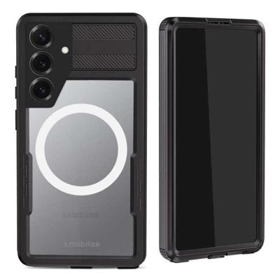 Mobilize MagSafe Compatible Waterproof Case Samsung Galaxy S25+ 5G Clear/Black