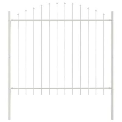 Tuinhek 3 pcs Wit 170 x 165 cm Gepoedercoat staal