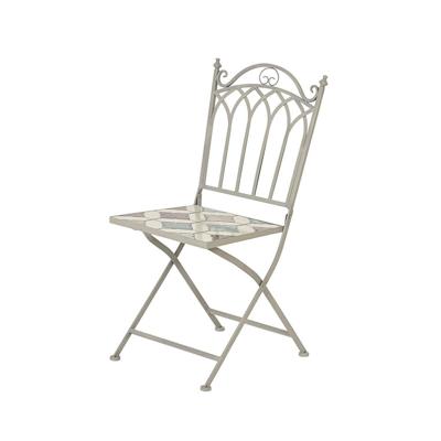 Vouwbare Stoel Lifetime Bistró 38 x 50 x 89 cm Bruin Mozaïek