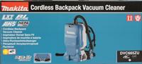 Makita DVC665ZU DVC665ZU Accu-rugstofzuiger 18 V 18 V - thumbnail
