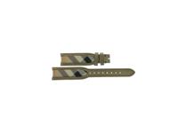 Horlogeband Burberry BU1075 Leder/Kunststof Bi-Color 18mm - thumbnail
