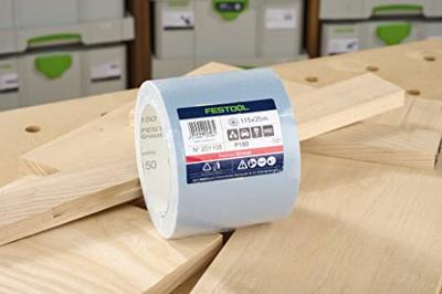 Festool 115x25m P150 GR Handschuurrol Granat - 201108