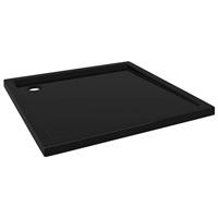 Douchebak vierkant 80x80 cm ABS zwart - thumbnail