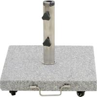 Siena Garden T49449 Parasolvoet Graniet, RVS - thumbnail