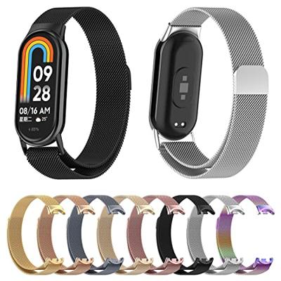Milanese band - Goud - Xiaomi Smart Band 8 & 9 Milanese band - Goud - Xiaomi Smart Band 8 & 9